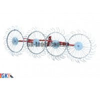 Граблі-ворушилки (Сонечко) AGROMARKA LUXE товщина Граблина дроту 5 мм. Weima