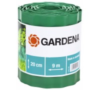 Бордюр садовый зеленый 9м * 20см Gardena