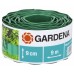 Бордюр садовый зеленый 9м * 9см Gardena Бордюр садовый зеленый 9м * 9см Gardena