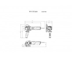 УШМ (Болгарка) Metabo W 9-125 Quick