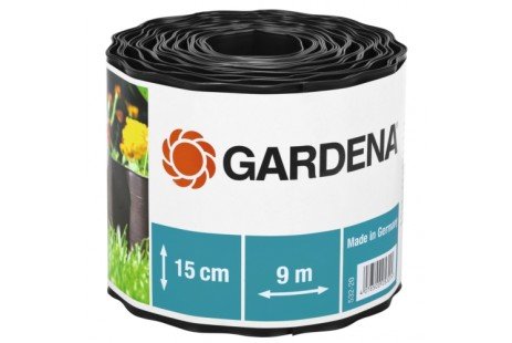  Бордюр садовий коричневий 9м * 15см Gardena 