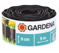 Бордюр садовый коричневый 9м * 9см Gardena