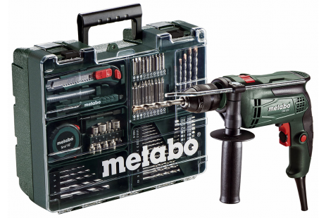 Дрель ударная Metabo SBE 650 + Аксессуары