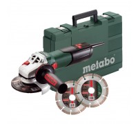 Набор УШМ (Болгарка) Metabo W 9-125 Quick + кейс + 2хPromo