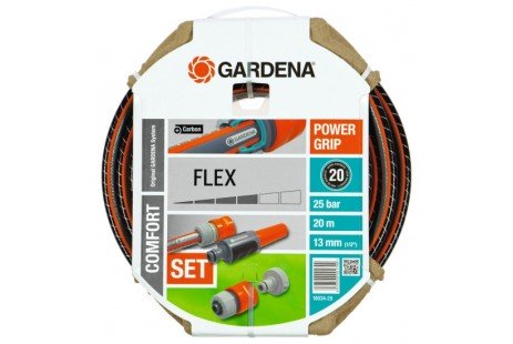  Шланг Gardena Flex 9x9 1/2" х 20м комплект 