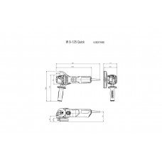 УШМ (Болгарка) Metabo W 9-125 Quick 